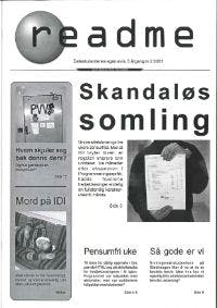 Forside på utgave 2001-02