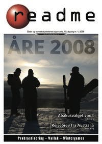 Forside på utgave 2008-01